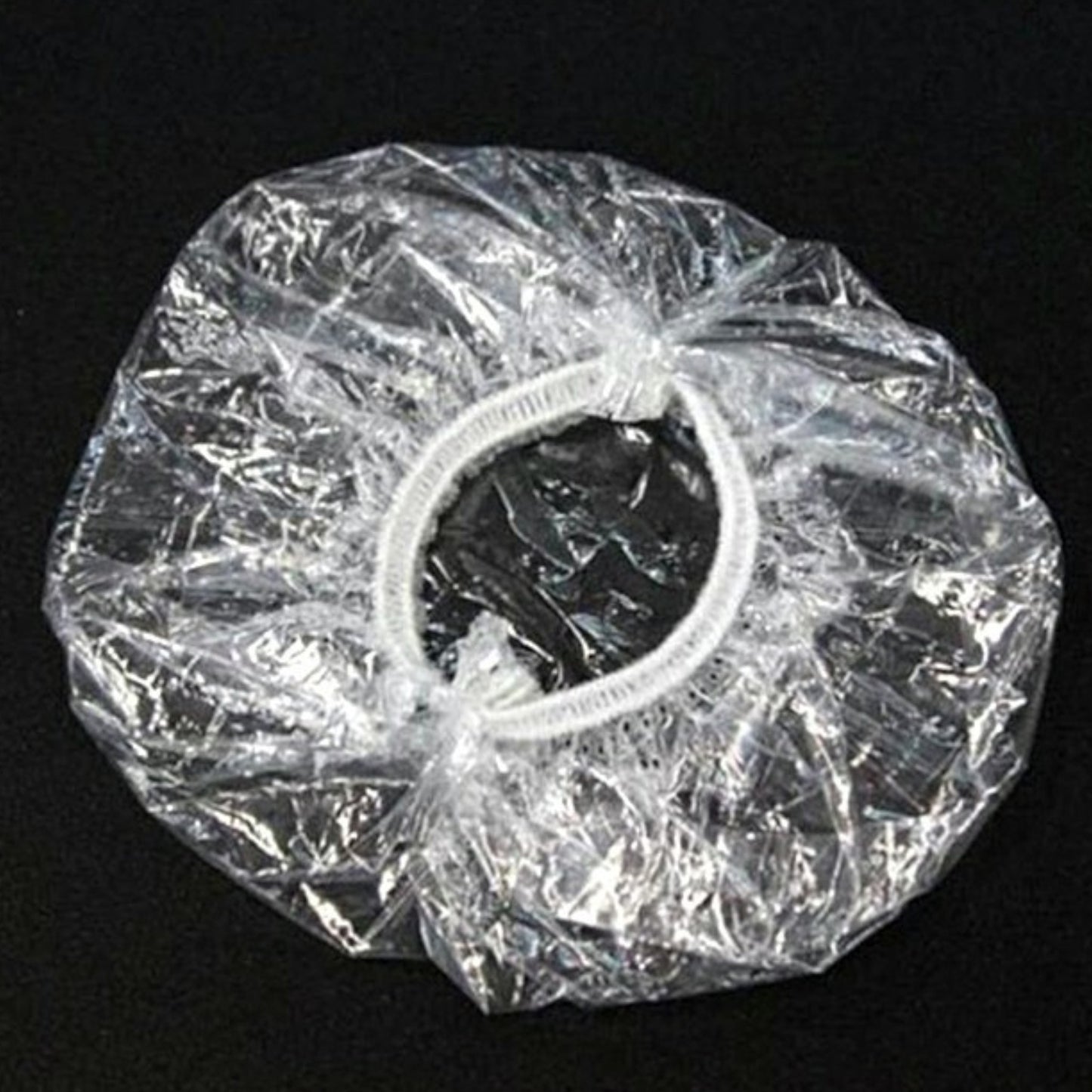 XOLY 100 Pcs Disposable Transparent Ear Covers – Perfect for Shower, Hair Dye & Salon Use.