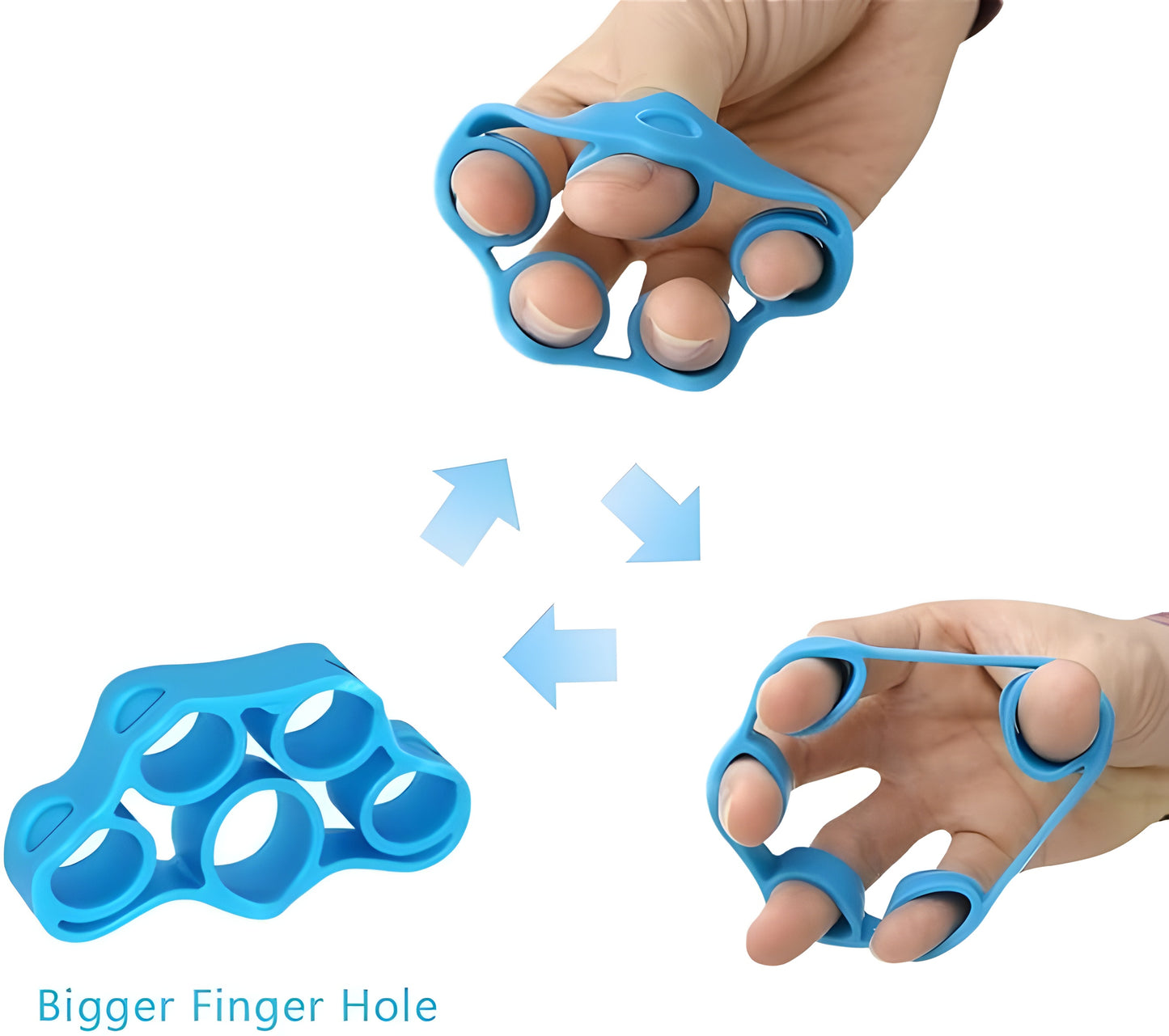 3 Pcs Hand Grip Silicone Strengthener.