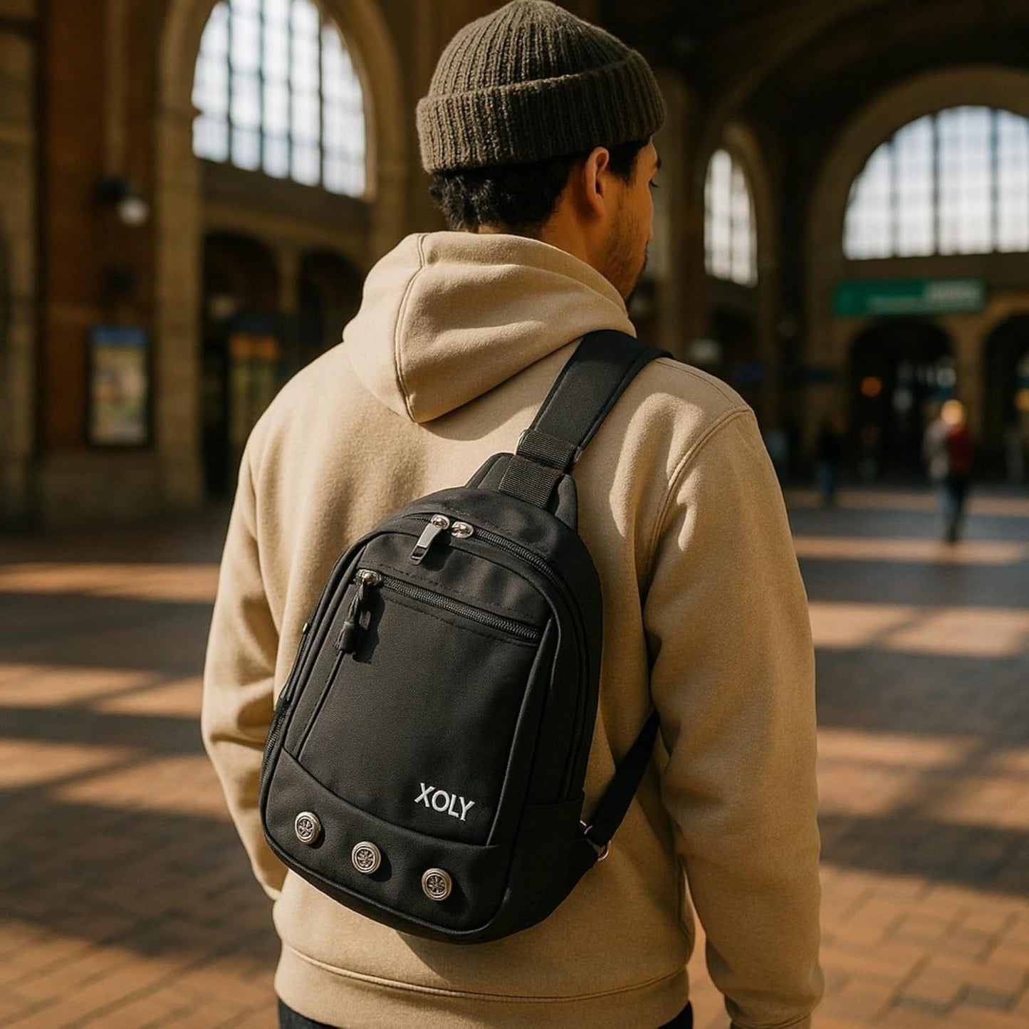 XOLY Large Waterproof Convertable Duffle Gym Bag.