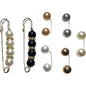 Classic Hijab Pin Pearl Brooch Sweater Shawl Hat Clip (7Pcs)