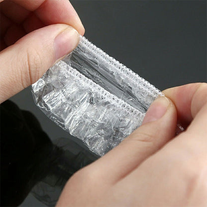 XOLY 100 Pcs Disposable Transparent Ear Covers – Perfect for Shower, Hair Dye & Salon Use.