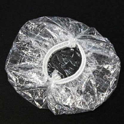 XOLY 100 Pcs Disposable Transparent Ear Covers – Perfect for Shower, Hair Dye & Salon Use.