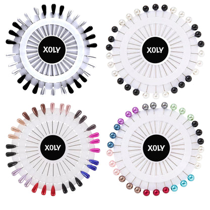 XOLY - Exclusive Hijab Scarf Pins Set, 5.3cm