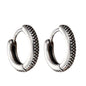 Retro Geometric Stainless Steel Plating Hoop Earring