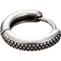 Retro Geometric Stainless Steel Plating Hoop Earring