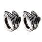 Retro Geometric Stainless Steel Plating Hoop Earring