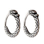 Retro Geometric Stainless Steel Plating Hoop Earring