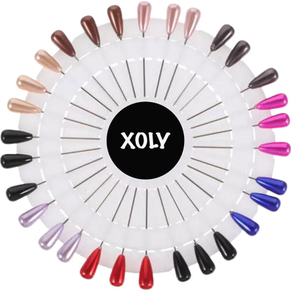 XOLY - Exclusive Hijab Scarf Pins Set, 5.3cm