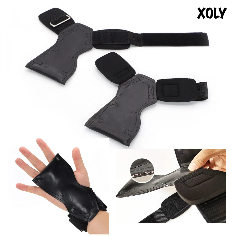 XOLY Heavy Duty Lifting Grips PRO Weight Gloves.
