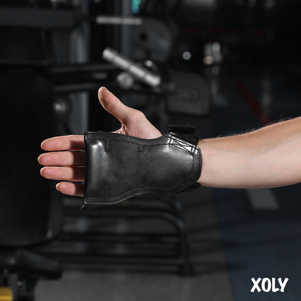 XOLY Heavy Duty Lifting Grips PRO Weight Gloves.