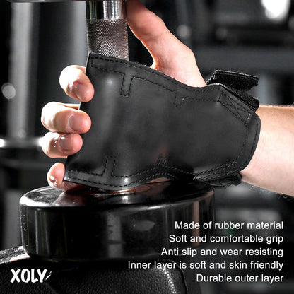 XOLY Heavy Duty Lifting Grips PRO Weight Gloves.