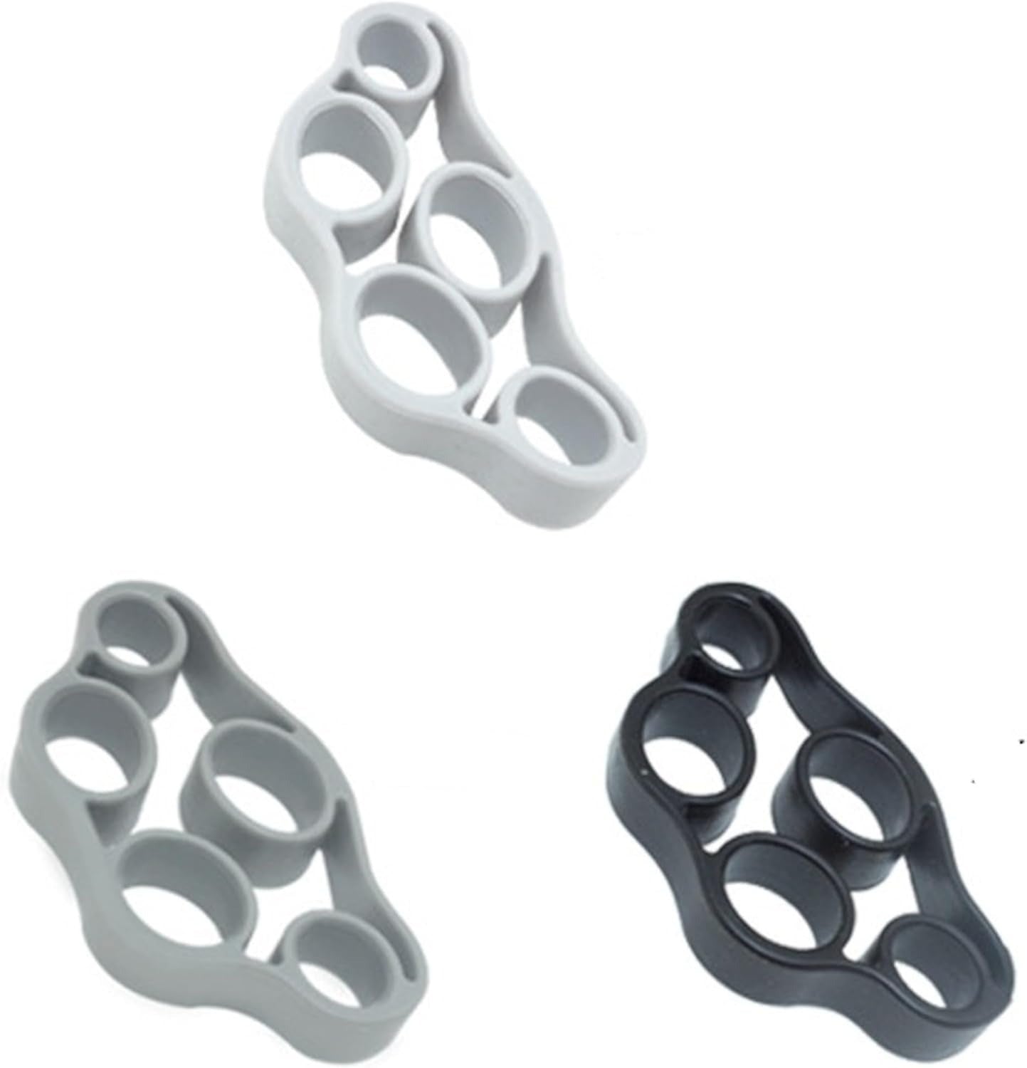 3 Pcs Hand Grip Silicone Strengthener.