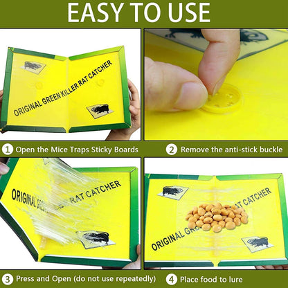 Sticky Traps Large Extra Strong Heavy Duty Sticky Pad (6 Packs).
