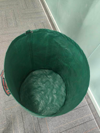 XOLY Heavy Duty Garden Waste Bags – 272L Reusable Sacks with Handles, Shower-Proof (Green)