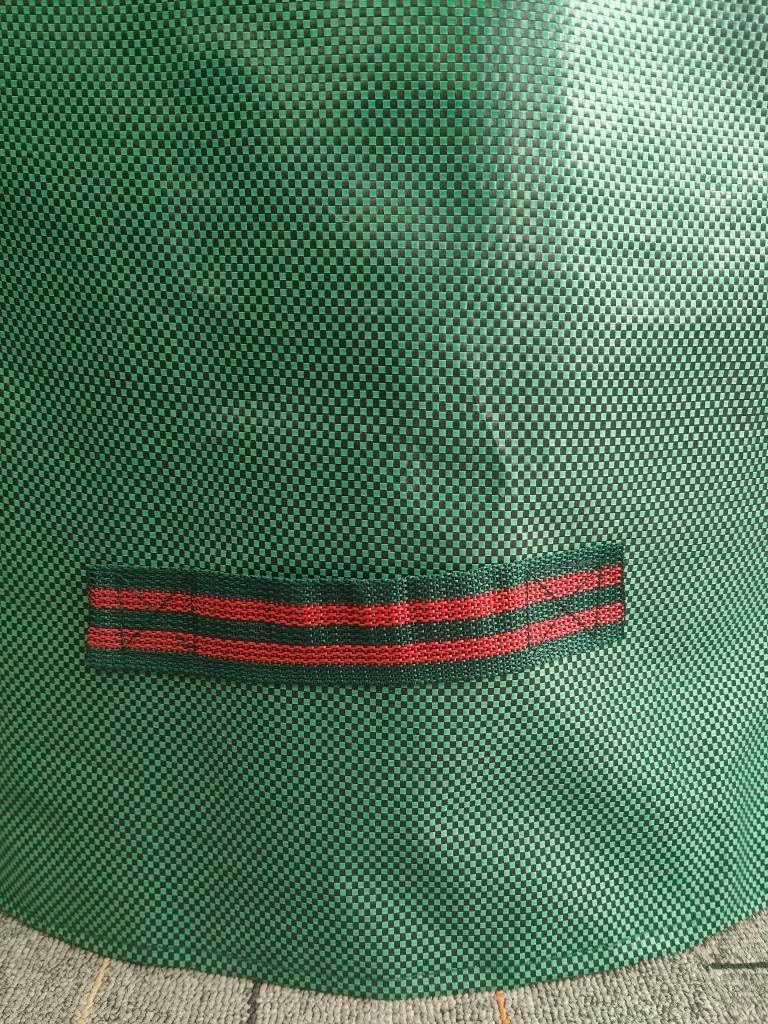 XOLY Heavy Duty Garden Waste Bags – 272L Reusable Sacks with Handles, Shower-Proof (Green)